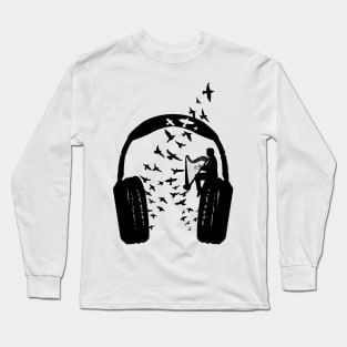 Headphone Harp Long Sleeve T-Shirt